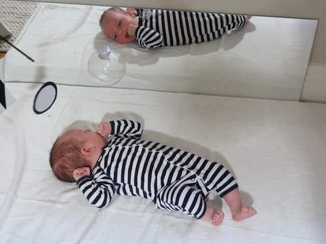 baby horizontal mirror