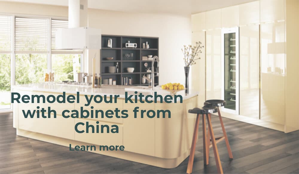 kitchen with cabinets from China